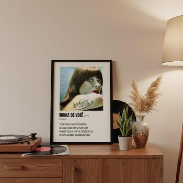 Imagem de Quadro Decorativo Música Mania De Você 45X34Cm Mold Preta - Quadros On