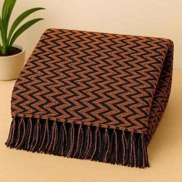 Imagem de Manta para Sofá King Gigante LUXO 2,55m x 2,70m Cama Protetor Decoração (BROWNIE KING LUXO)