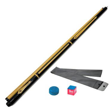 Imagem de Taco de Sinuca Desmontável Cruz de Malta Preto Vazado