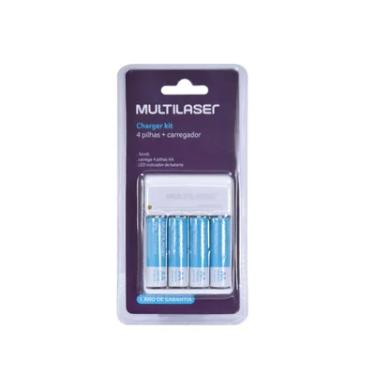 Imagem de Carregador de Pilhas Multi CB054 4 Pilhas AA 2500mah