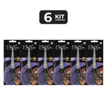 Imagem de Kit 6 tesoura de corte multiuso de 8" em inox - Chef Line