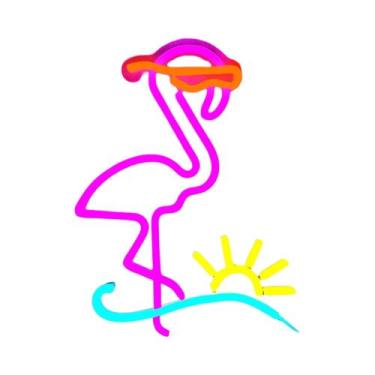 Imagem de Luzes De Neon LED Com Alimentação USB E a Bateria, Decoração De Parede