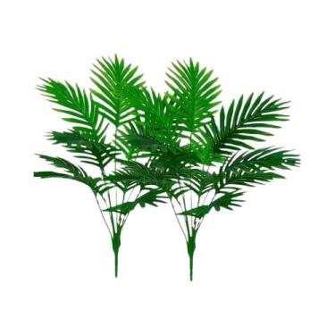 Imagem de Planta Artificial Realista Grande De Areca Verde Com 36 Folhas Para De