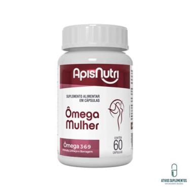 Imagem de Ômega 3,6,9 Mulher 1000mg Triômega 60 cápsulas APISNUTRI