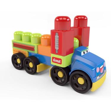 Imagem de Brinquedo Para Montar Super Truck Da Blocolandia - Dismat