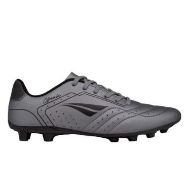 Imagem de Chuteira Penalty Campo Classic Y1 Infantil Chumbo e Preto, 37