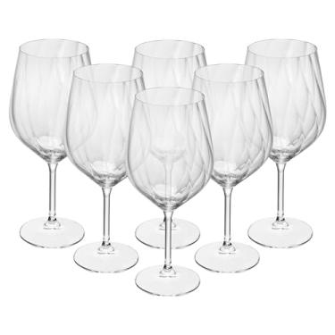 Imagem de WOLFF - Jogo 6 Taça de Vinho Crex Optic 600ml Cristal Ecológico Bohemia