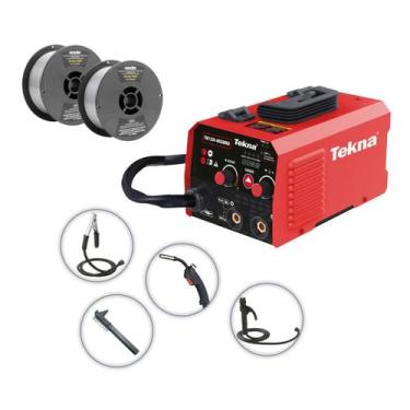 Imagem de Inversora Solda migmma Tekna Tw120i Profissional + Arame 2kg, 220V