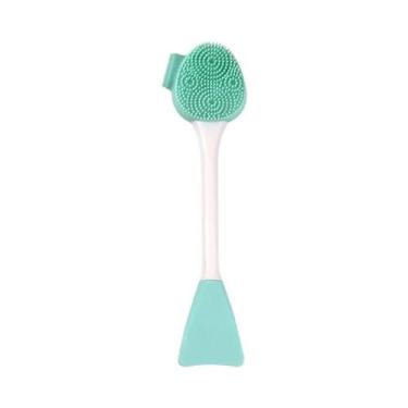 Imagem de Escova De Limpeza Facial De Silicone 2 Em 1 Removedor De Máscara De La