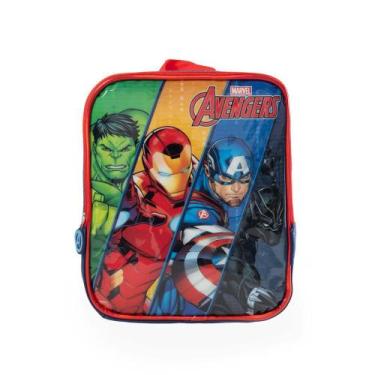Imagem de Lancheira Escolar Masculina Vingadores Azul - Bagaggio, U
