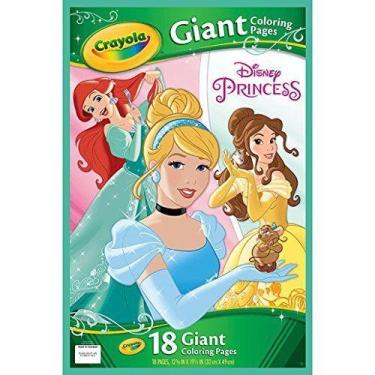 Imagem de Crayola Páginas de Colorir Gigantes de Princesas da Disney  18 Cenas