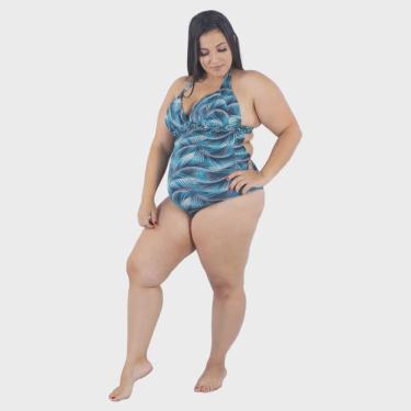 Imagem de Maiô Body Plus Size com Alças Largas e Bojo Pacífico