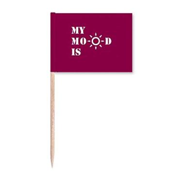 Imagem de Happy Mood Good Weather Art Deco Presente Fashion Palito de Dentes Marcadores Decoração de Festa