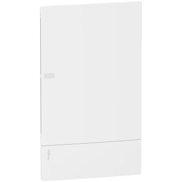 Imagem de Tampa Branca Porta Opaca P/Quadro Mini Pragma 3 Filas P/ 36 Disjuntores MIP30312  - Schneider