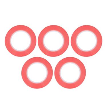 Imagem de Fita Dupla Face Removível, Fita Dupla Face Fita Elétrica PET Fita Dupla Face Adesivo Removível Multiuso, Fita Transparente (3mm)