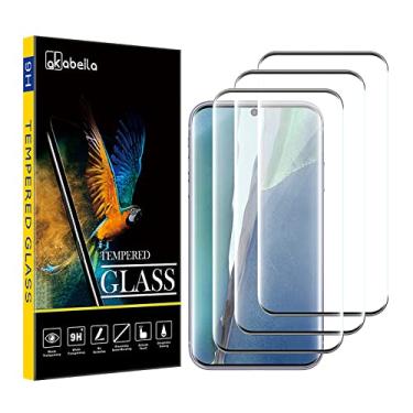 Imagem de AKABEILA [Pacote com 3 películas protetoras de tela para Motorola Moto Edge 30 Ultra 5G HD de vidro temperado, rigidez 9H, antiarranhões, sem bolhas