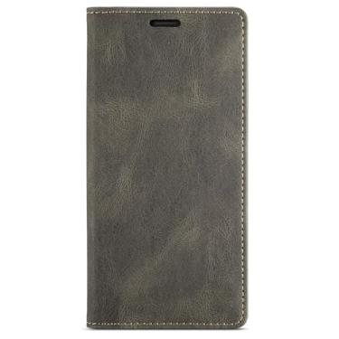 Imagem de PuRoxx Capa flip para Google Pixel 8 Pro/Pixel 8/Pixel Fold, fecho magnético, capa carteira retrô de couro fosco com compartimento para cartão com bloqueio de RFID, marrom, Pixel 8