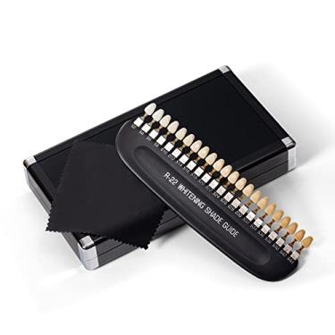 Imagem de Guia de sombra profissional 3D R-22 para clareamento dental dental para acompanhamento de dentistas, curso de clareamento dental, guia de sombra dentária com 22 cores