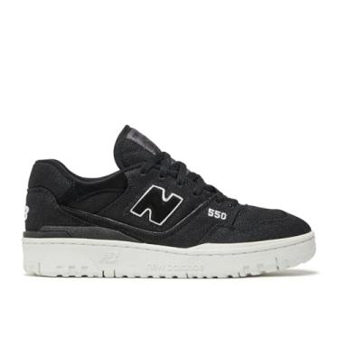 Imagem de New Balance Tênis masculino 550, Preto/branco, 39