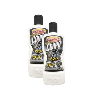 Imagem de Kit 2 Renovador De Couro Proteção Hidratação 200g Barato - Luxcar