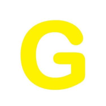 Imagem de Letras em EVA Alfabeto Amarelo - 14cm - Extra Festas, G