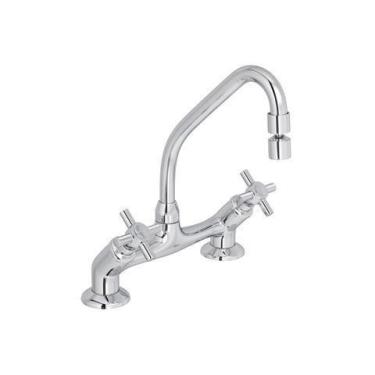 Imagem de Misturador de Mesa para Cozinha Izy Bica Móvel Cromado - Deca