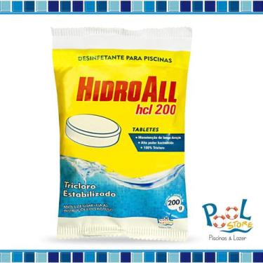 Imagem de Pastilha de Cloro HCL 200 Hidroall 200g