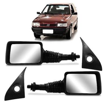 Imagem de Par Retrovisor Uno EP 4 portas C/C acabamento interno - Retrovex