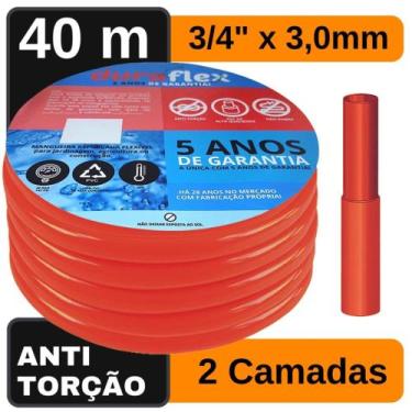 Imagem de Mangueira para Sítio de Alta Pressão 3/4" x 3,00mm 40 M - DuraFlex