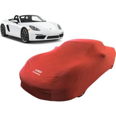 Imagem de Capa Automotiva Porsche 718 Boxster Gts Cobre Todo Carro - Mz, Vermelh