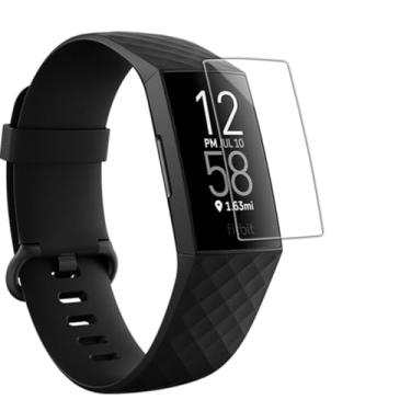 Imagem de Kepuch Protetor de Tela para Fitbit Charge 4 - Membrana de Coagulação de Agua 2 Pacotes