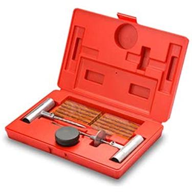 Imagem de TWENOW Kit de reparo de pneu kit de reparo de pneu carro van motocicleta ferramentas de reparo de pneu de emergência resistente sem câmara kit de reparo de perfuração de pneu kit de plugue de pneu