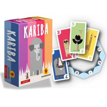 Imagem de Jogo Cartas Kariba Tabuleiro Baralho Pocket Original Família Estratégi