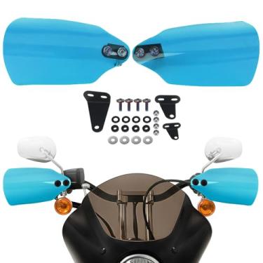 Imagem de FWXEOZ Escudo de proteção de mãos compatível com Softail Standard FXST/Low Rider ST 117 FXLRST/Softail Deluxe FLDE/Heritage Classic 114 FLHCS Capa de proteção de mão de alça de motocicleta 2007-2024