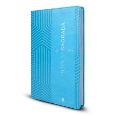 Imagem de Livro - Bíblia Sagrada King James - ULTRAFINA SLIM - Turquesa