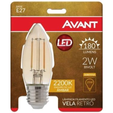 Imagem de Lâmpada Led Vela E27 Retro Bivolt Avant