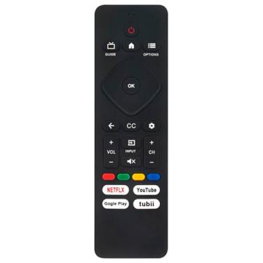 Imagem de Controle remoto de substituição compatível com Philips 4K Ultra HD LED Google TV 75PUL7552/F7 65PUL7672/F7 55PUL7672/F7 55PUL7552/F7 65PUL7552/F7 43PUL7672/F7 70PUL7553/F7 43PUL7553/F7 43PUL7672/F7