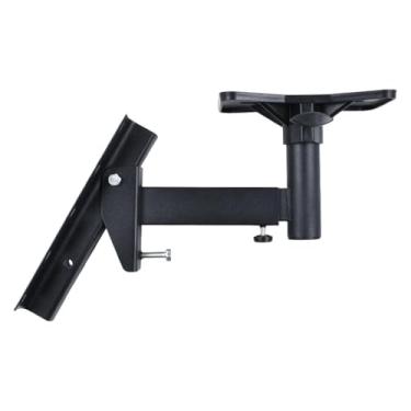 Imagem de AsrMyjcx Palário de parede do alto -falante Suporte de suporte, Iron Stand Space Salvando o giro universal e inclinação ajustável para concerto doméstico ktv