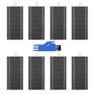 Imagem de Acessórios de filtros para Ecovacs Deebot X8 Pro Omni, para aspirador de pó Yeedi S14 Plus, filtro Omni X8 Pro, S14 Plus, 8 peças de filtros