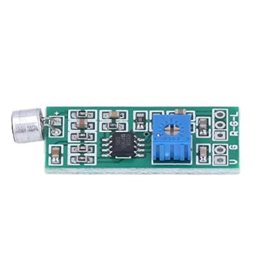 Imagem de Microfone Amplificador Pickup Module Dual Channel Output Gain Ajustável Sound Detection Board Condensador Mic Sensor para Aplicação de áudio