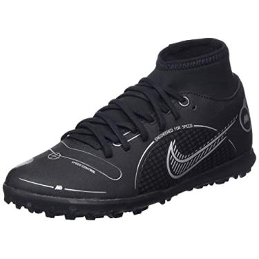 Imagem de Chuteira nike mercurial superfly 8 club tf society grama sintética BR (38) US 7 palmilha 25cm botinha