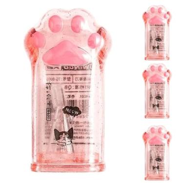 Imagem de Apontador de lápis rosa fofo de gato kawaii, material escolar, prêmio, presente para crianças, kawaii, material escolar, para crianças, meninas, amantes, escritório, casa, apontador de lápis