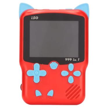 Imagem de Console De Jogos Portátil, Console De Videogame Portátil Com Suporte Para 999 Jogos Clássicos Na TV, 2 Jogadores, Console De Jogos Retrô Para Crianças E Adultos, Presente