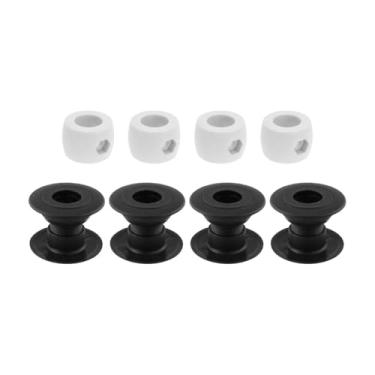 Imagem de Aymzbd 4 Peças de Buchas de Haste de Pebolim com Anéis de Parada de Goleiro Altura Interna 23-34 Mm Mesa de Futebol de Mesa Peças de Reposição para Máquina D