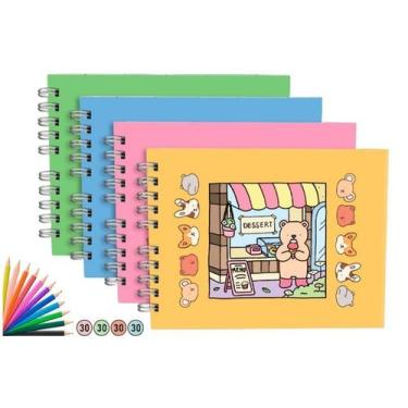 Imagem de Livro Para Colorir 50 Folhas Capa Dura Envio Sortido - TOP RIO