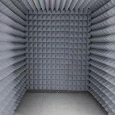 Imagem de Cabine à Prova De Som Cabine De Partição Superior Com Painel Superior Estúdio Portátil Caseiro Elosure Para Estúdio De Música Quarto Casa, Grey, 80 * 80 * 80cm