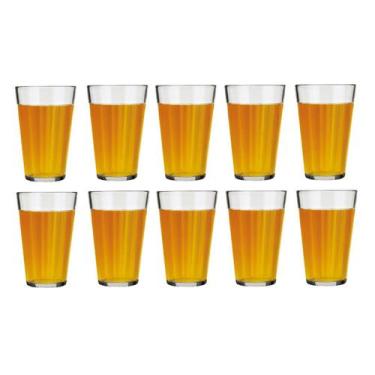 Imagem de Jogo 10 Copo Americano Vidro Long Drink 450ml Cristal Nadir - NADIR FI