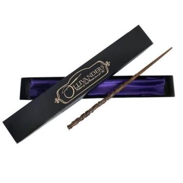 Imagem de Varinha Hemione Harry Potter Filme Acompanha Caixa Feita Em Resina