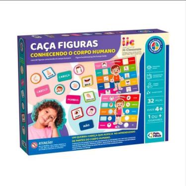 Imagem de Brinquedo Pedagogico Caca Figura Corpo Humano - Pais e Filhos