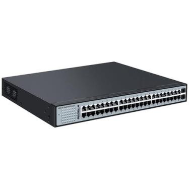 Imagem de Switch PoE Sodola 48 portas Gigabit 600W com 2 x 1G SFP para montagem 